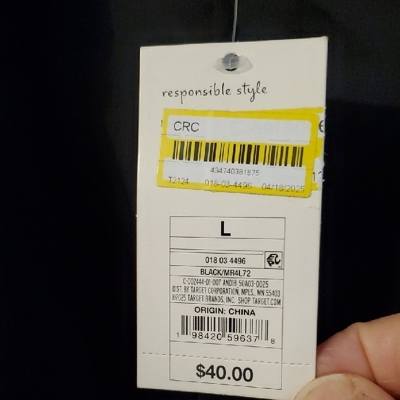 A NEW DAY Black Wrap  Jumpsuit Size Large - Picture 10 of 12